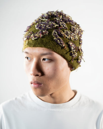 Purple Haze Mohair Beanie