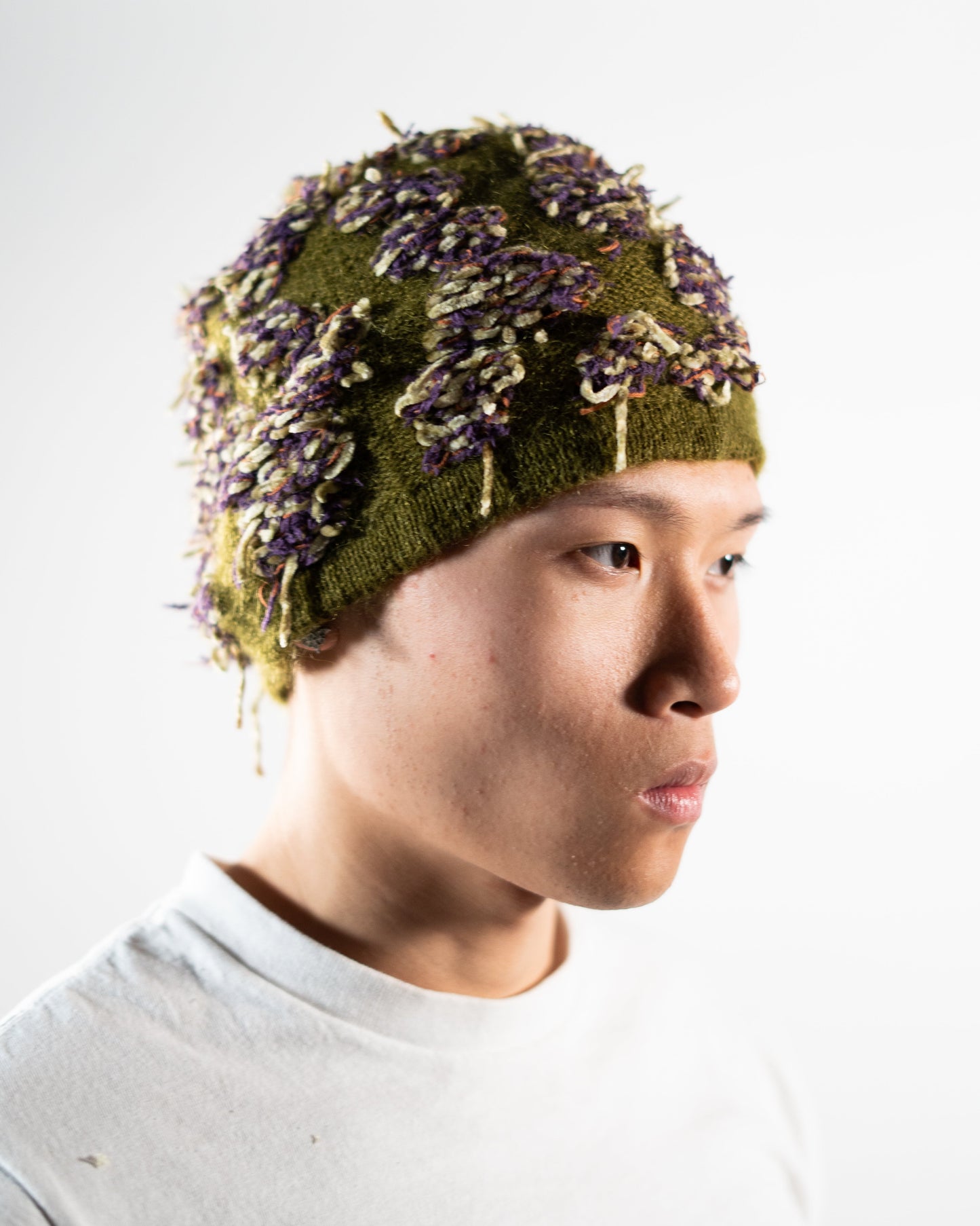 Purple Haze Mohair Beanie