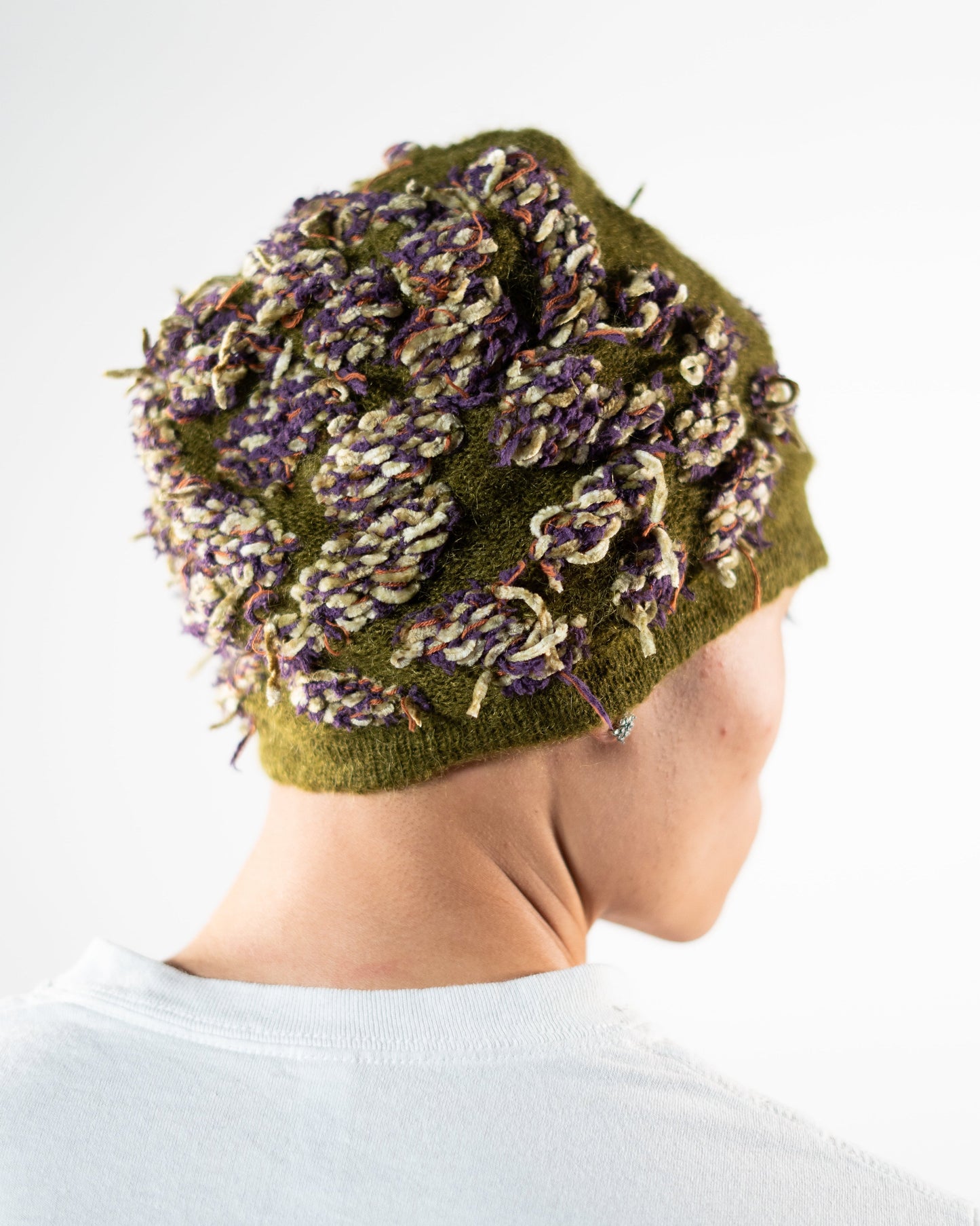 Purple Haze Mohair Beanie