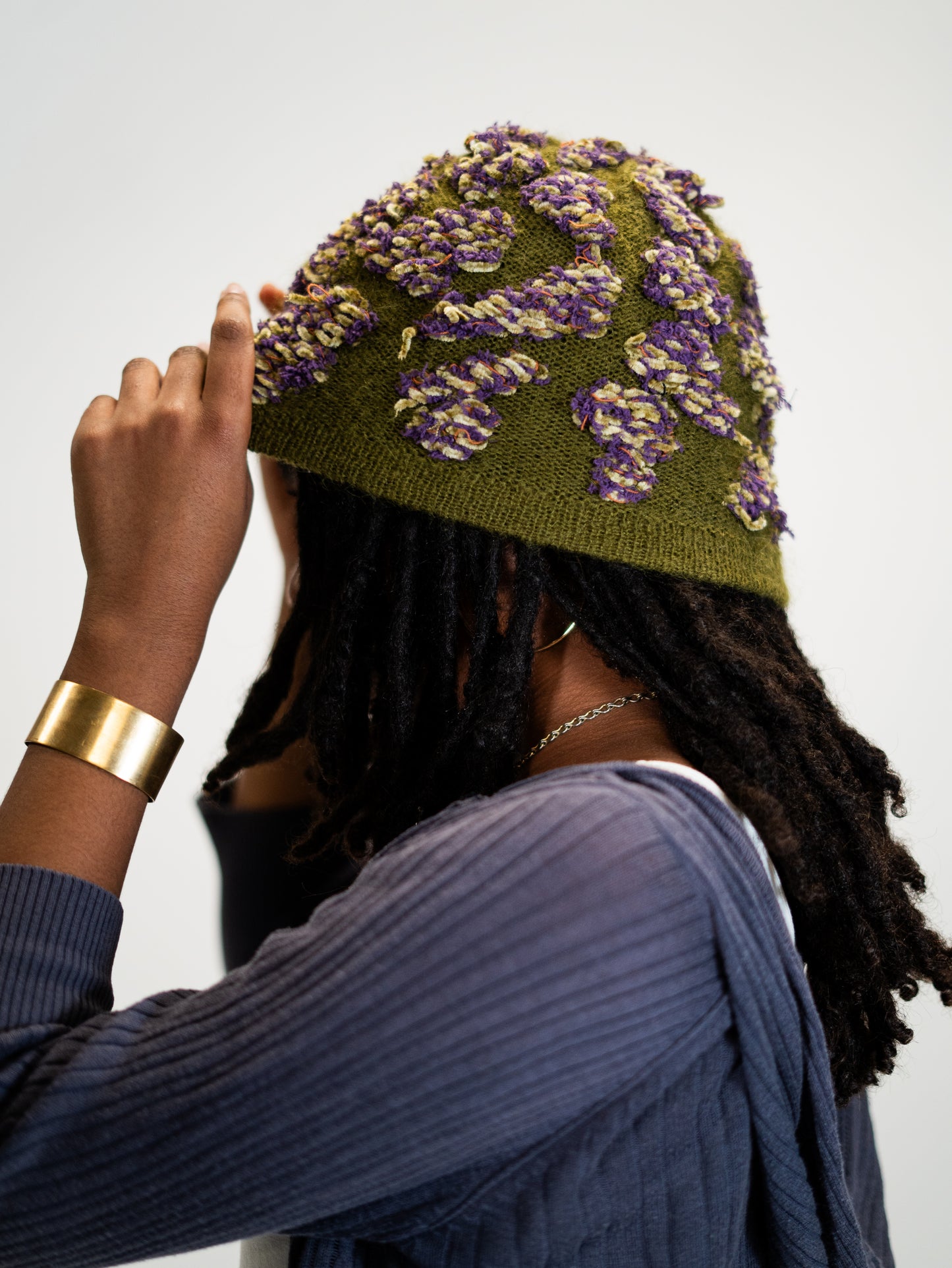 Purple Haze Mohair Beanie