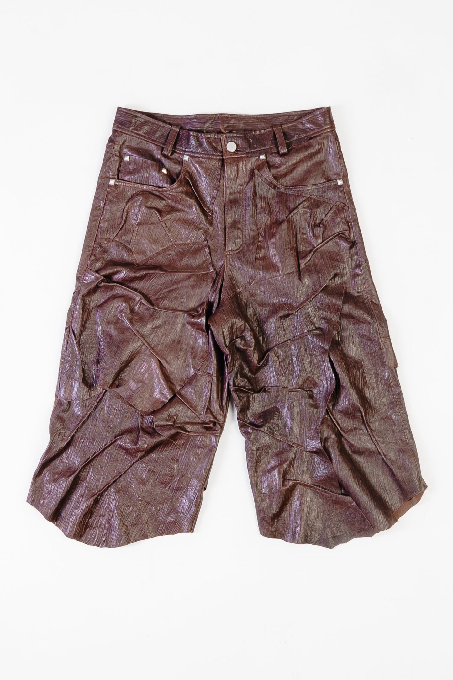 Fronto Leather Shorts - Dark