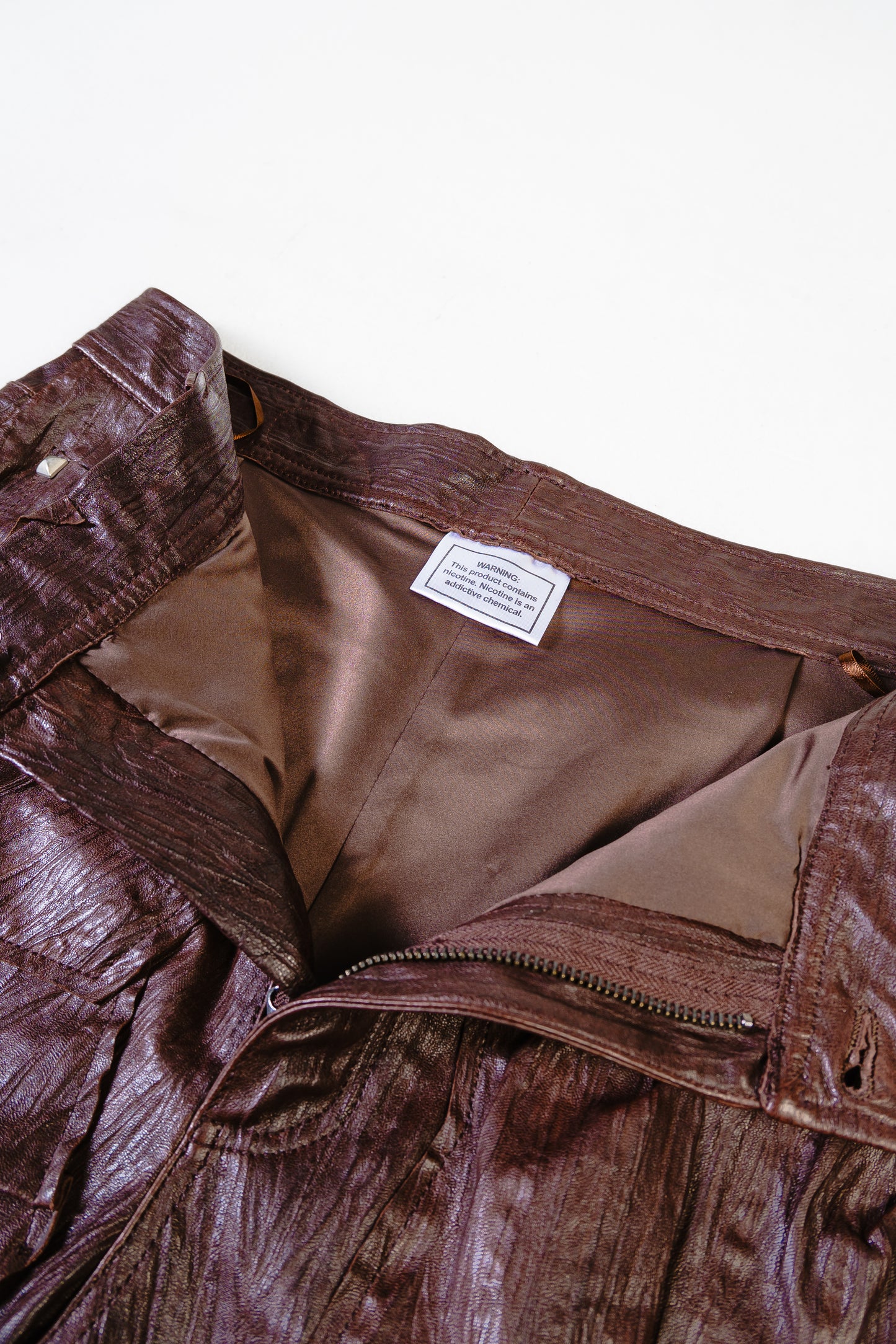 Fronto Leather Shorts - Dark
