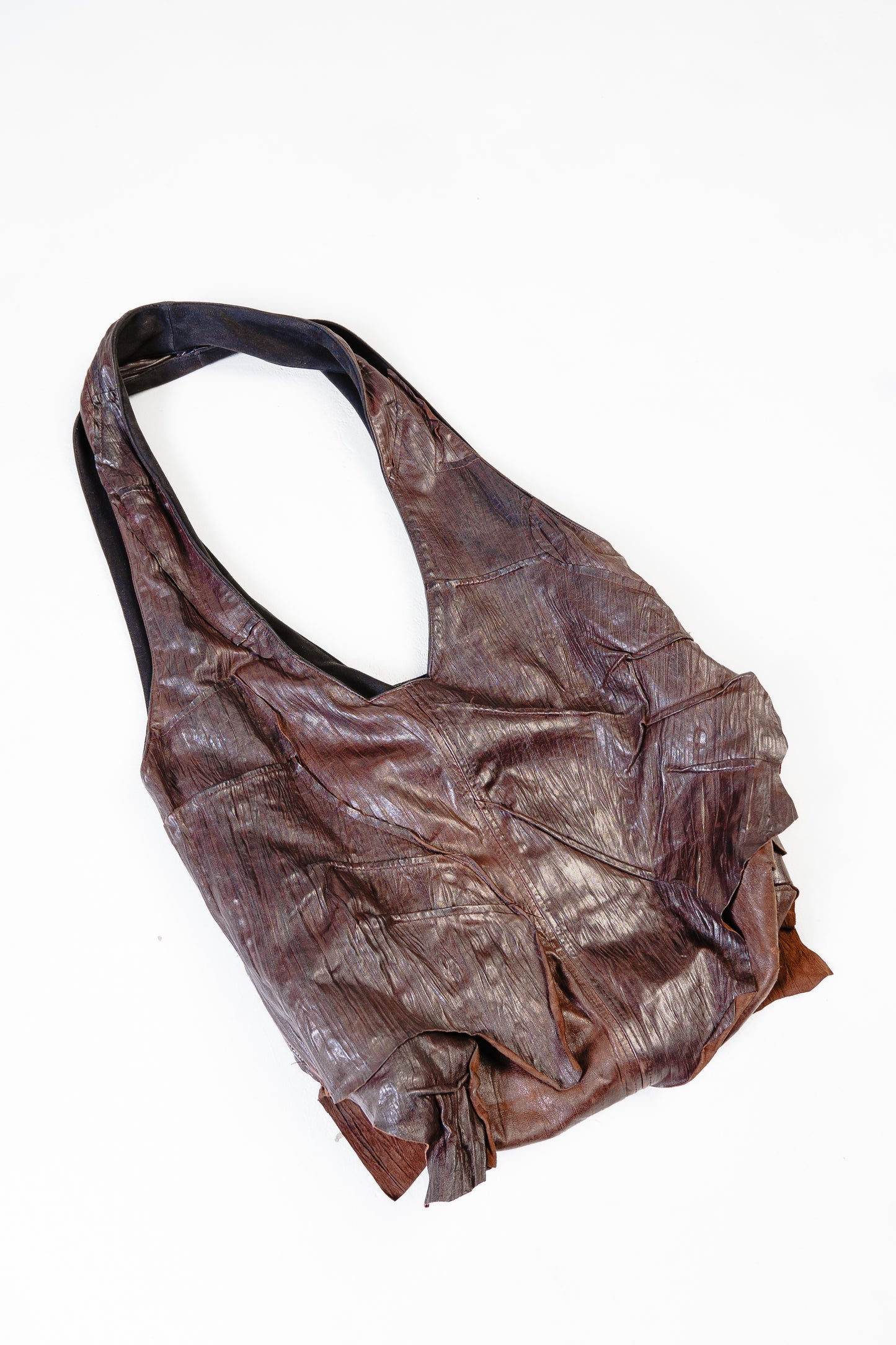 Fronto Leather Tote - Dark