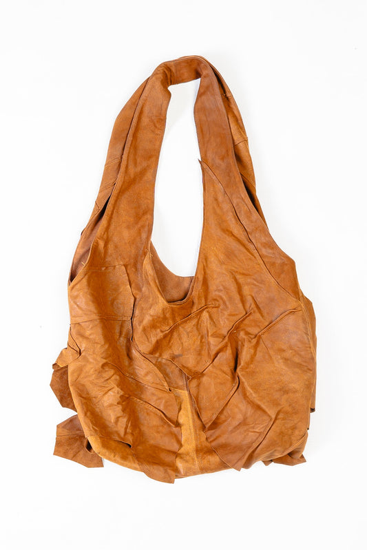 Fronto Leather Tote - Natural