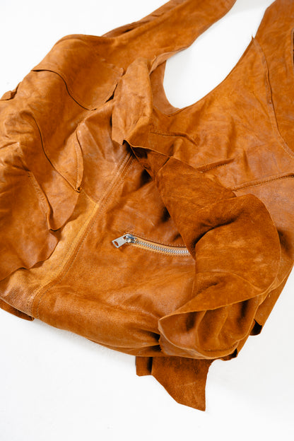 Fronto Leather Tote - Natural