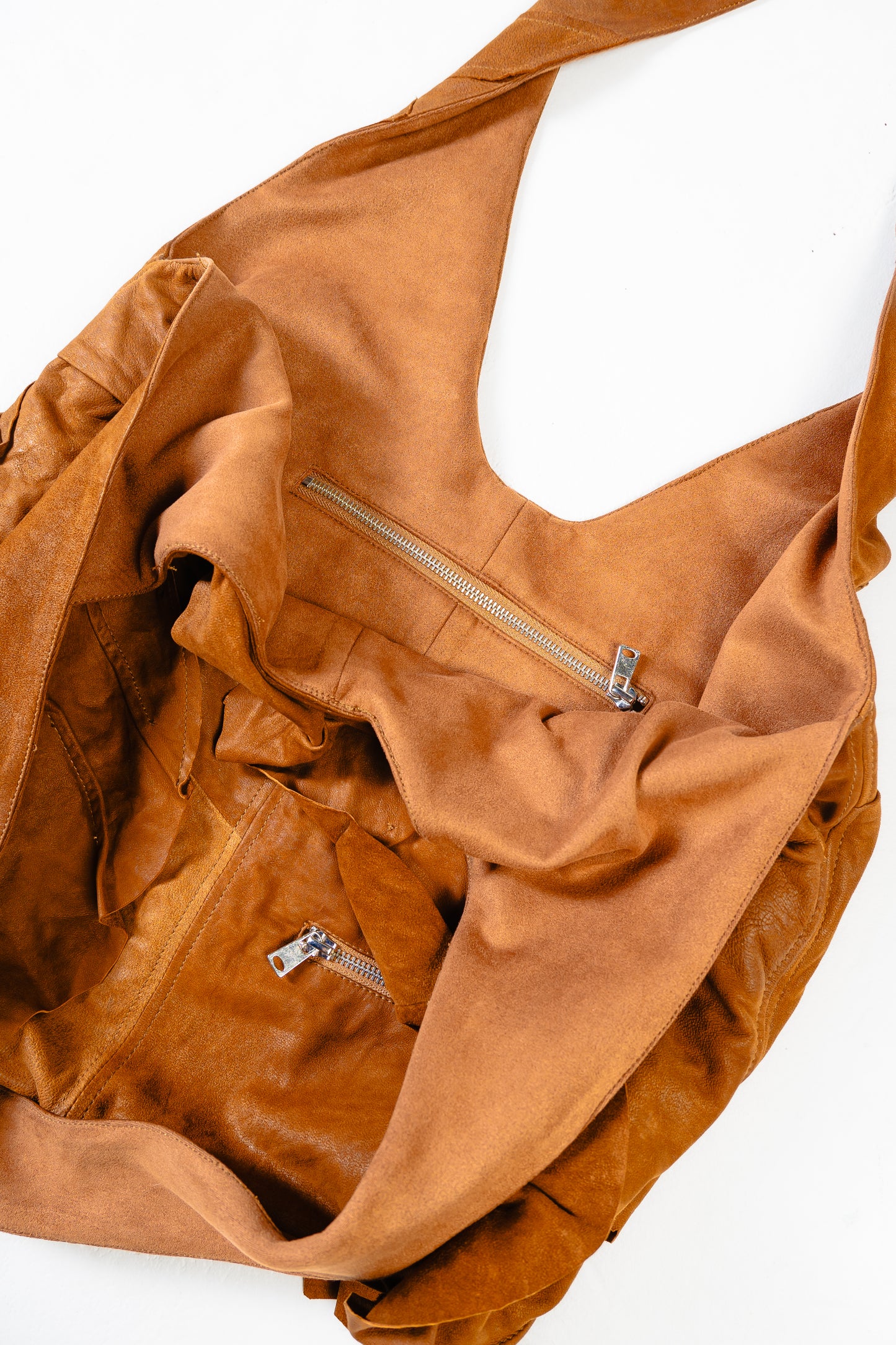 Fronto Leather Tote - Natural