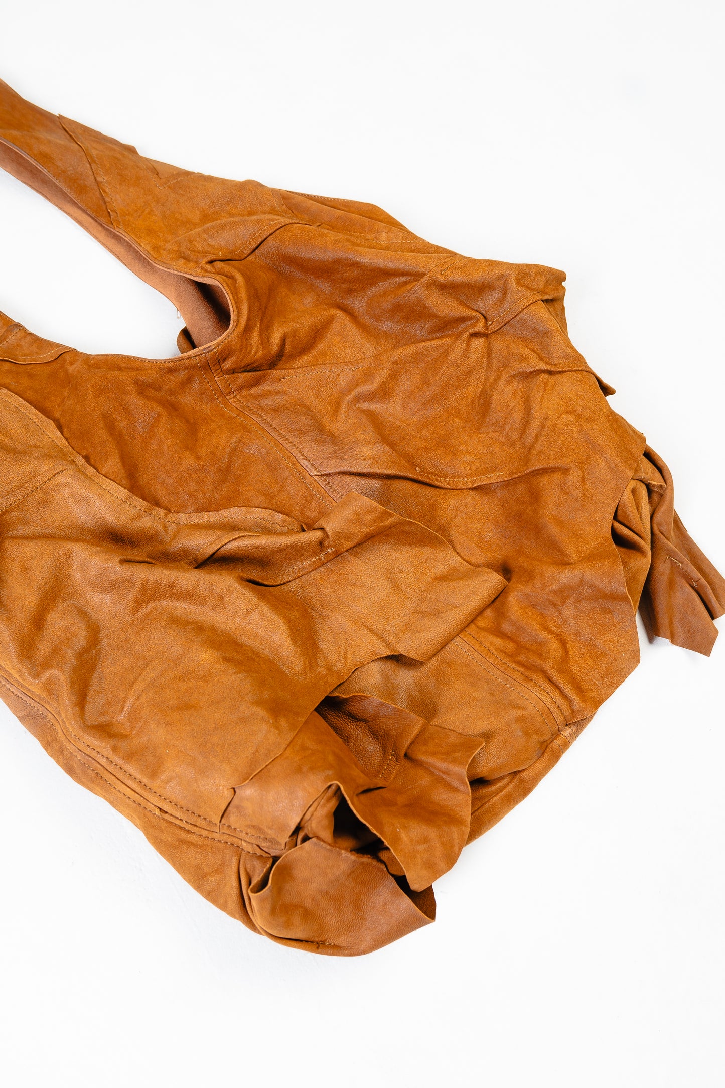 Fronto Leather Tote - Natural