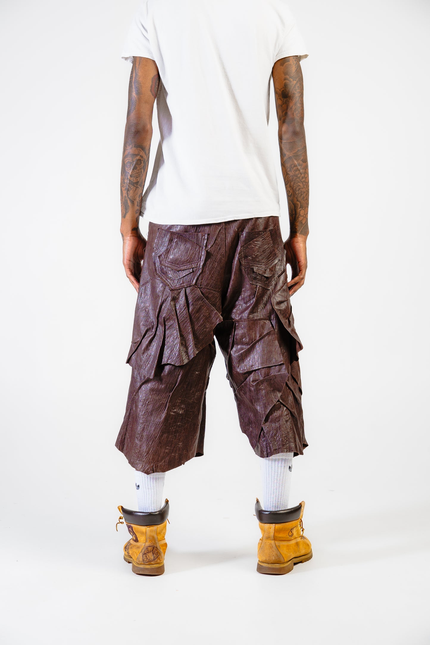 Fronto Leather Shorts - Dark