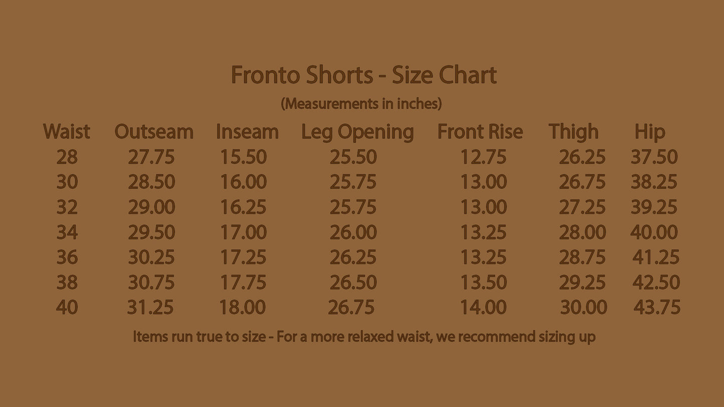 Fronto Leather Shorts - Natural