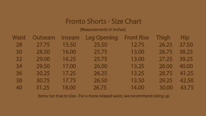 Fronto Leather Shorts - Natural